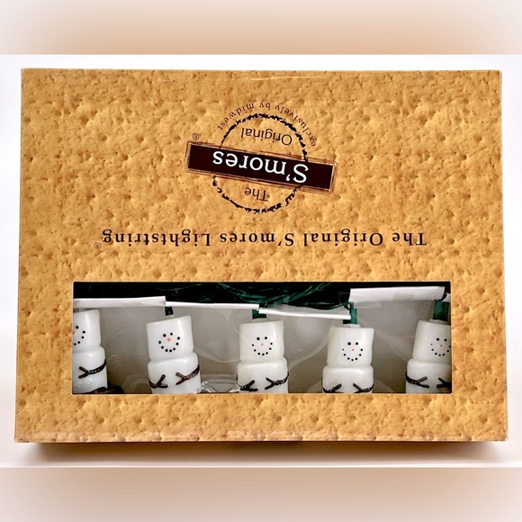 EUC 2 Strands of S’mores Snowman Christmas Tree Lights - Picture 2 of 9